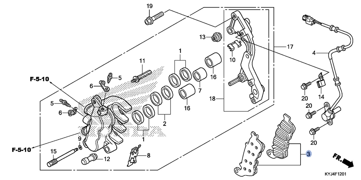 Honda OEM part 06455-KYJ-912