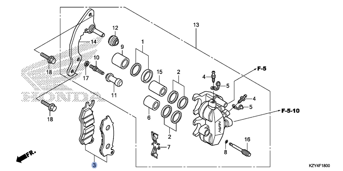 Honda OEM part 06455-KZL-931