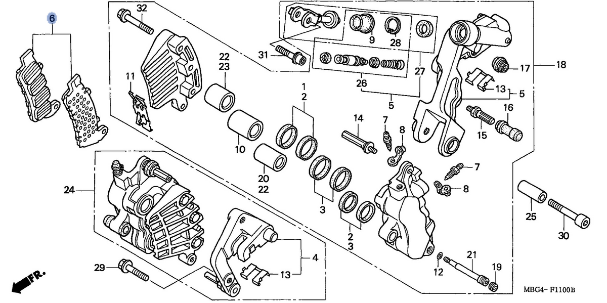 Honda OEM part 06455-MBG-006