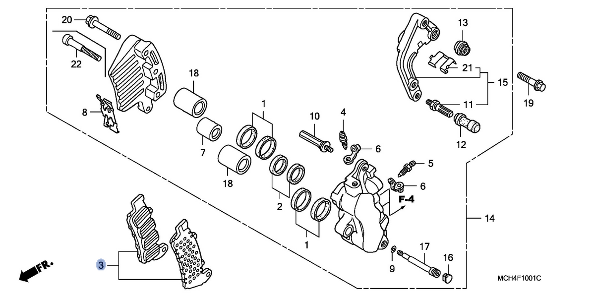 Honda OEM part 06455-MCH-006