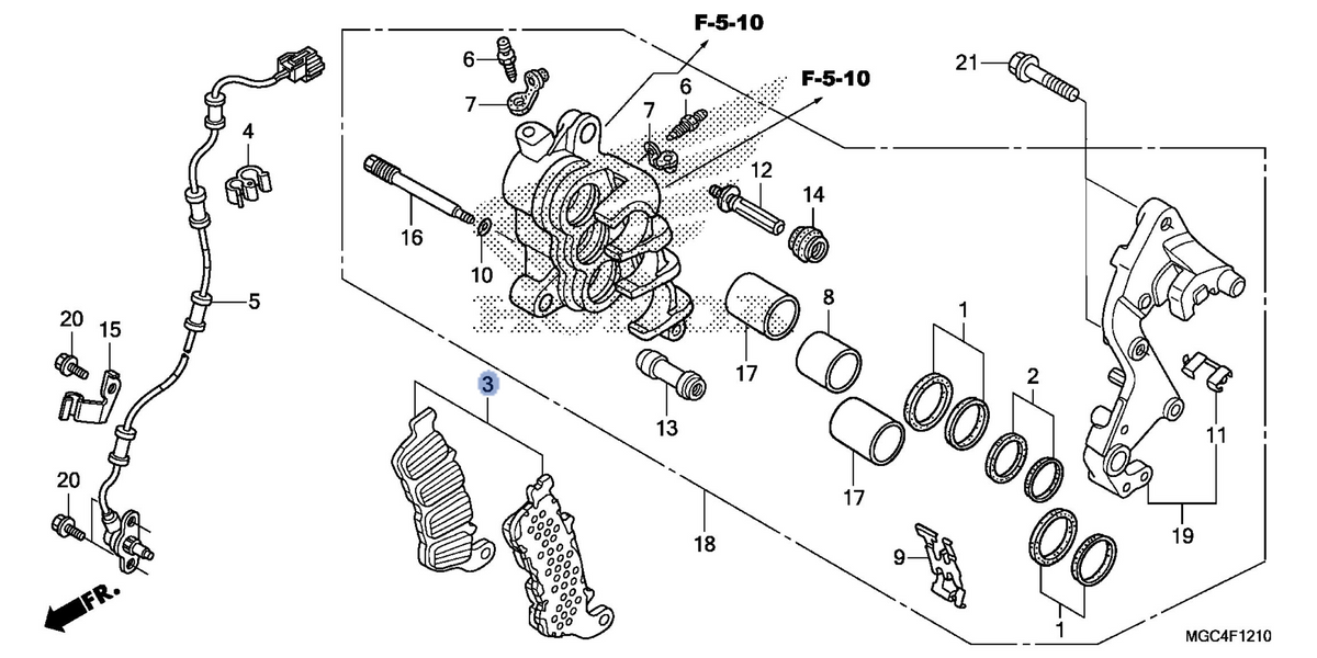 Honda OEM part 06455-MCW-H02