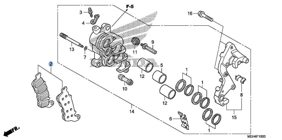 Honda OEM part 06455-MEH-016