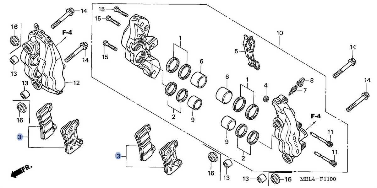 Honda OEM part 06455-MEL-003