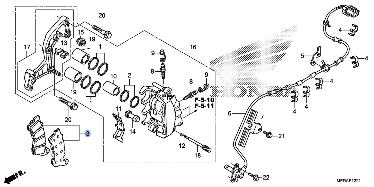 Honda OEM part 06455-MFR-A01