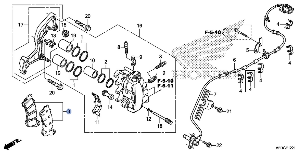Honda OEM part 06455-MFR-A02