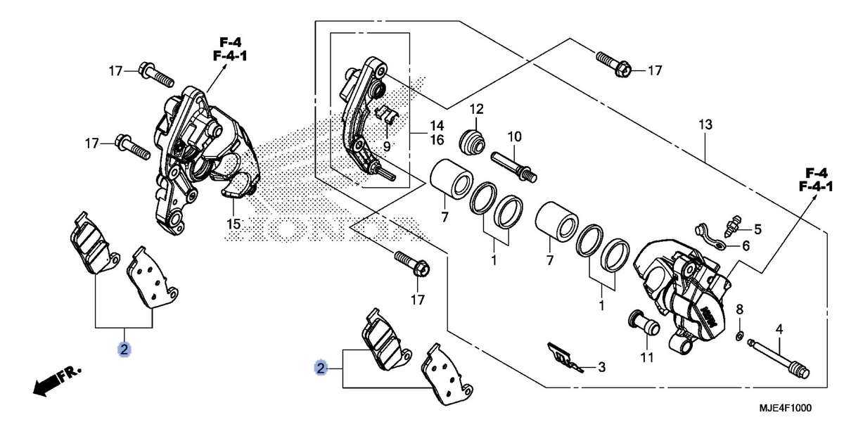 Honda OEM part 06455-MJE-D01