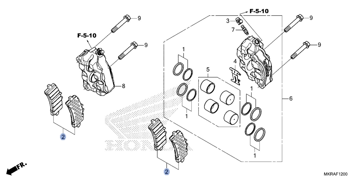 Honda OEM part 06455-MKR-DH1