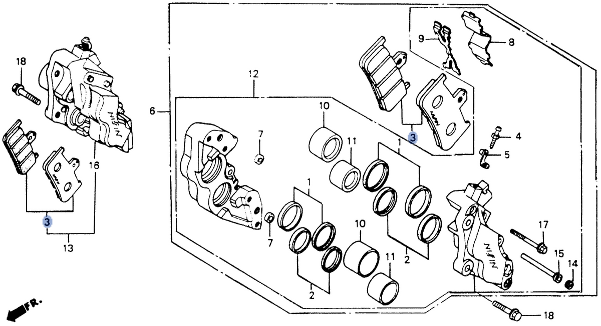 Honda OEM part 06455-MZ1-405