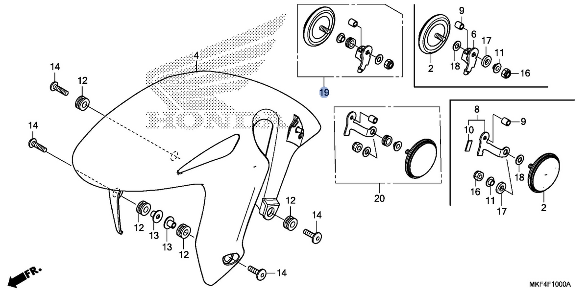 Honda OEM part 06610-MKF-DK0