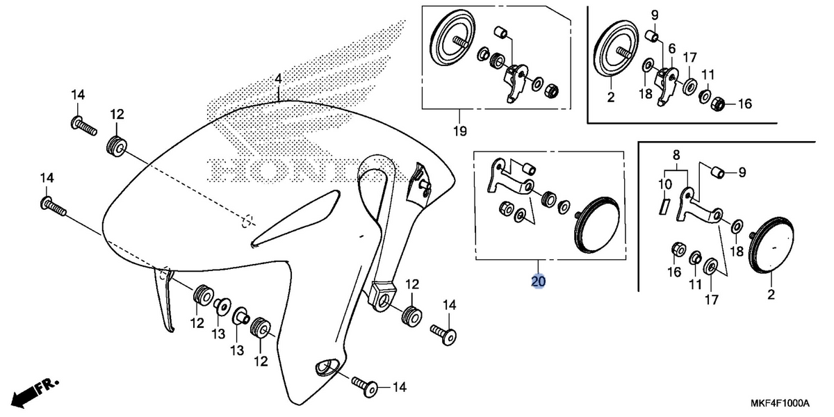 Honda OEM part 06620-MKF-DK0