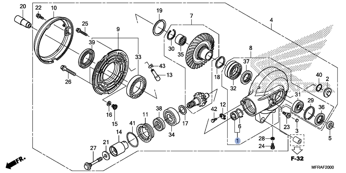 Honda OEM part 06910-MFR-670