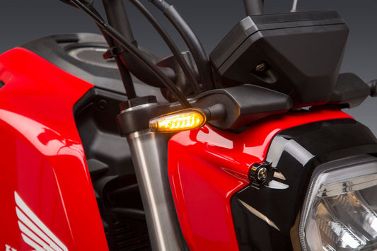 GROM 2022-26 Front Turn Signal Mount Plates - 073BG121220