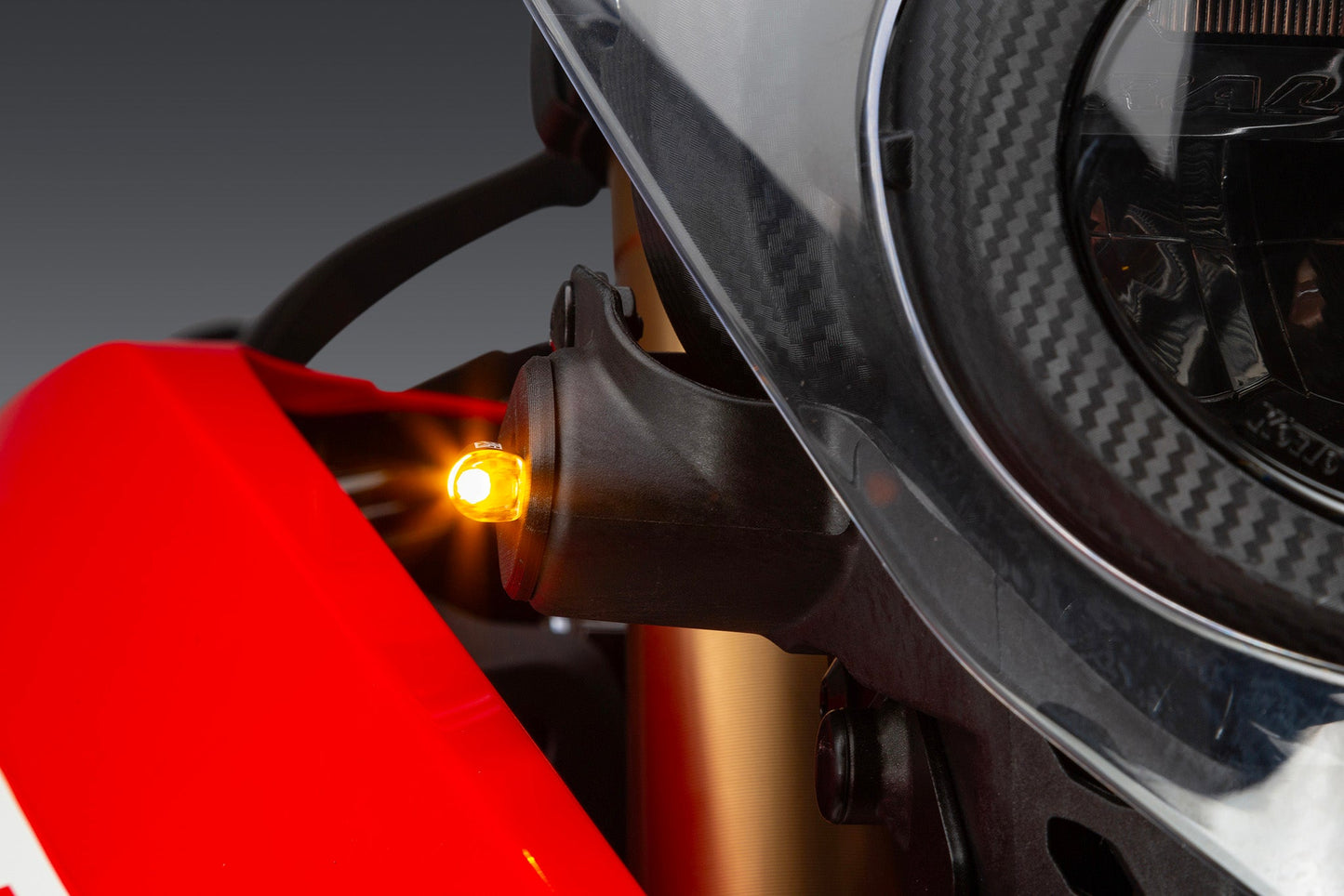 CRF300L RALLY 2021-24 / CRF250 RALLY 2017-20 FRONT MICRO TURN SIGNAL KIT - 074BG123410