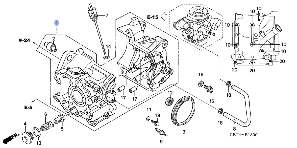 Honda OEM part 11000-GET-671