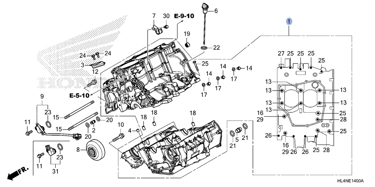 Honda OEM part 11000-HL4-AJ0