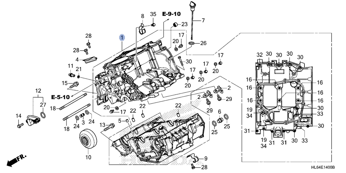 Honda OEM part 11000-HL6-A00