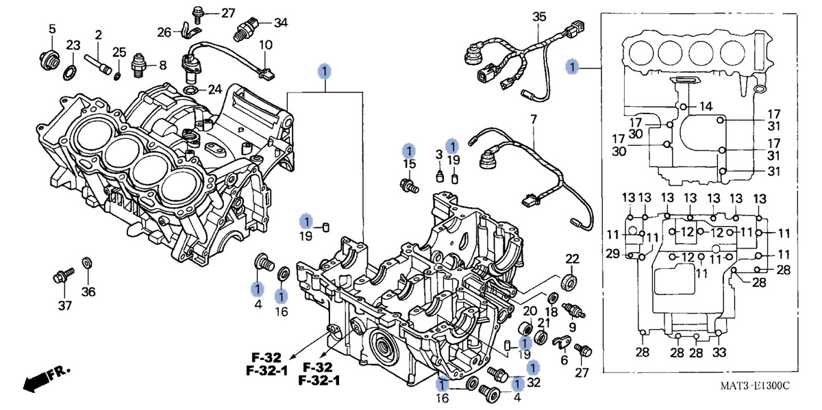 Honda OEM part 11000-MAT-E00