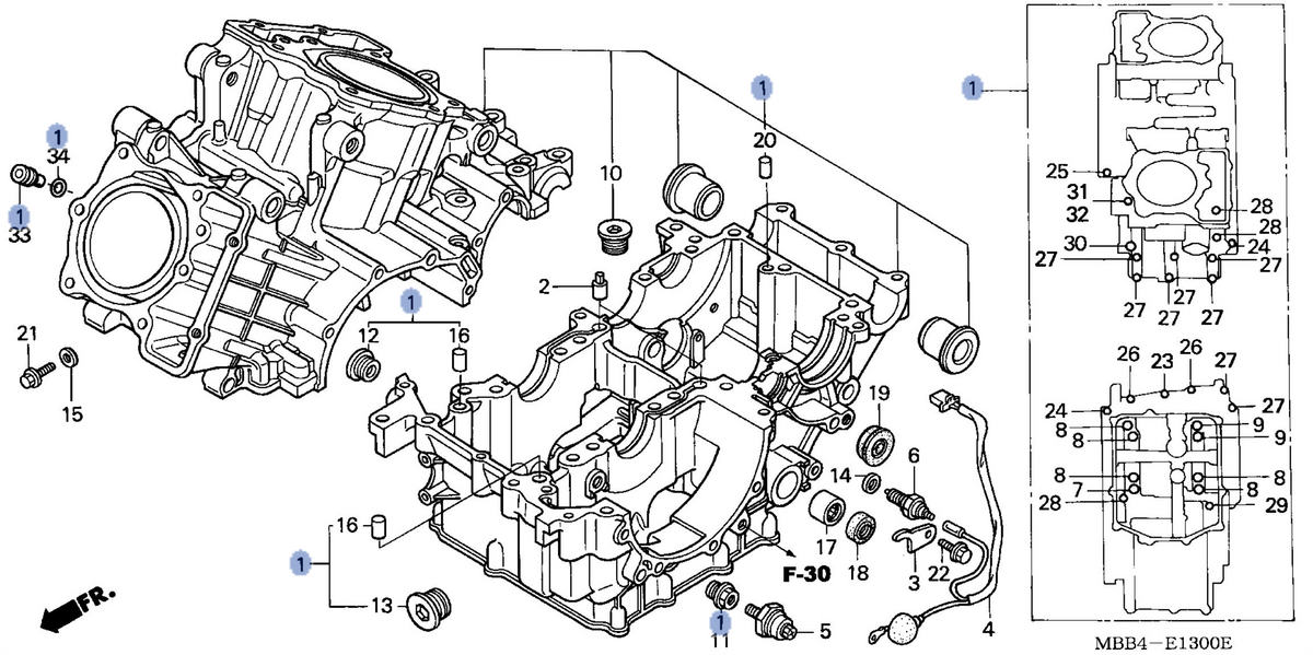 Honda OEM part 11000-MBB-305