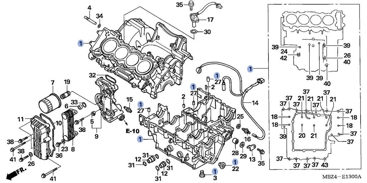 Honda OEM part 11000-MBZ-K00
