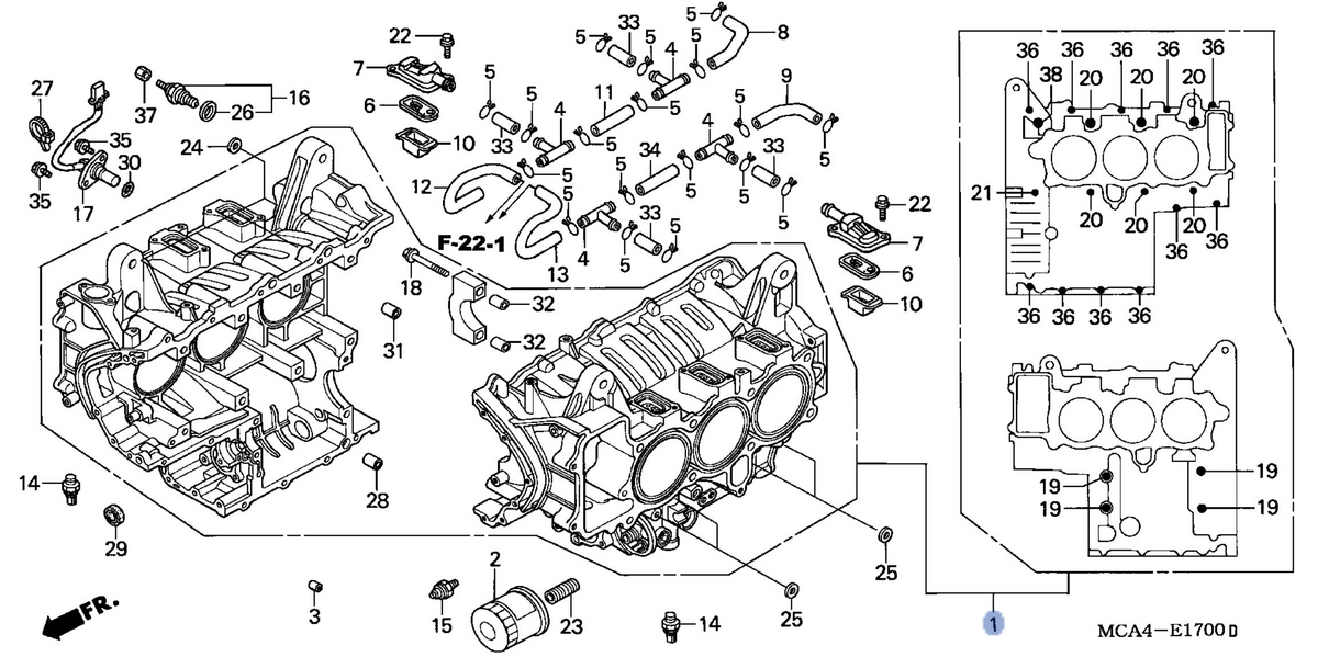 Honda OEM part 11000-MCA-000