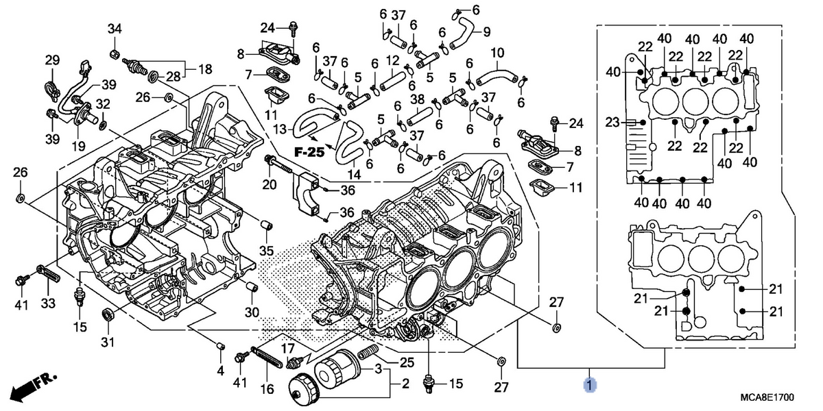 Honda OEM part 11000-MCA-S40