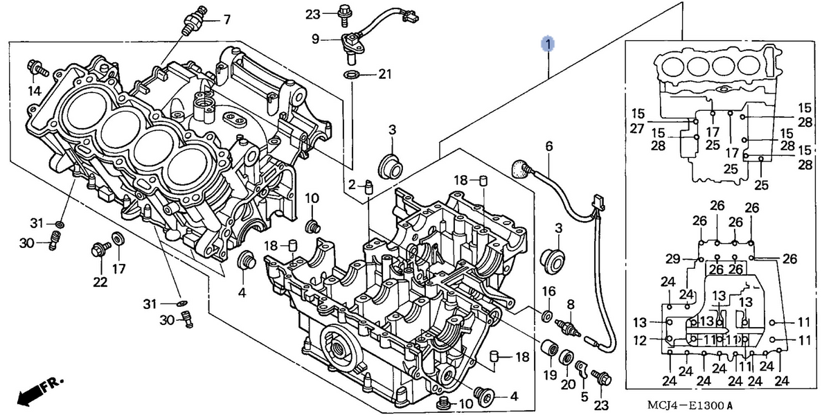 Honda OEM part 11000-MCJ-750