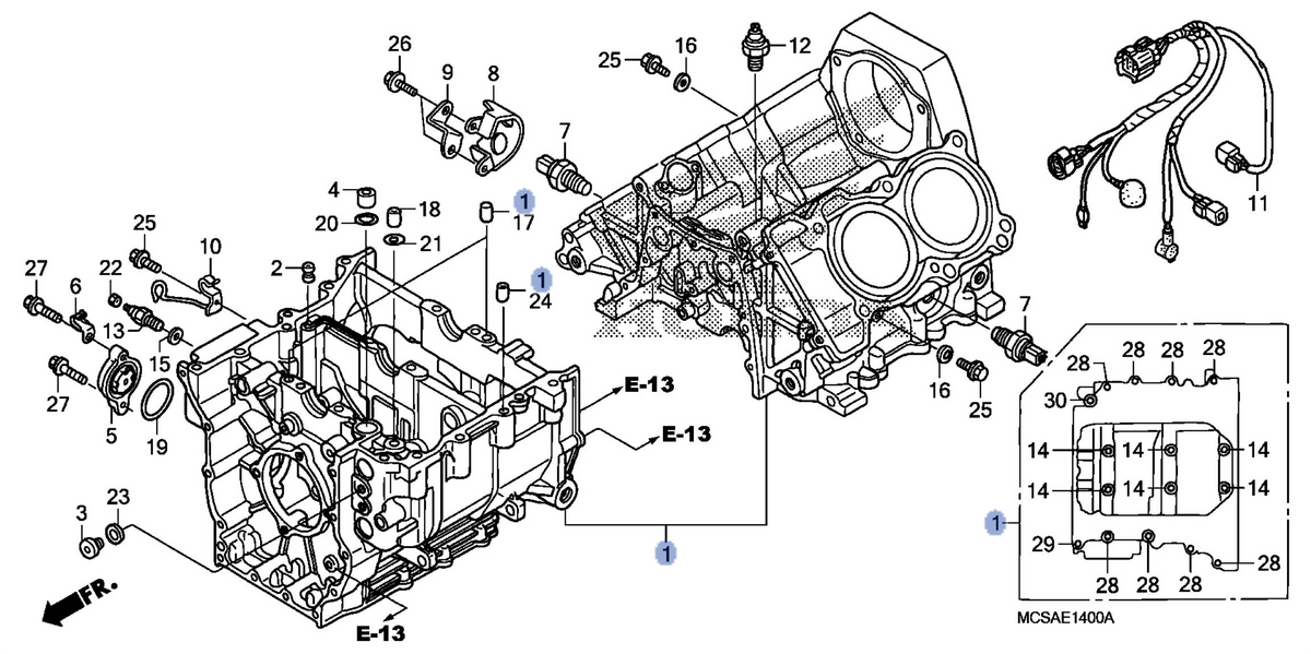 Honda OEM part 11000-MCS-010