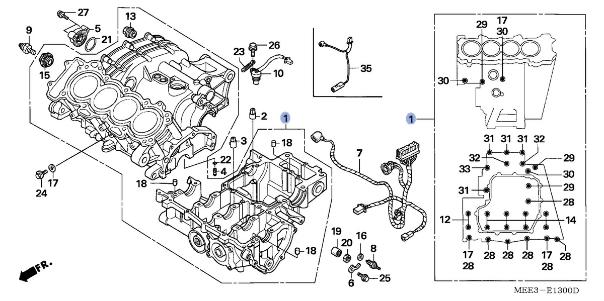 Honda OEM part 11000-MEE-D00