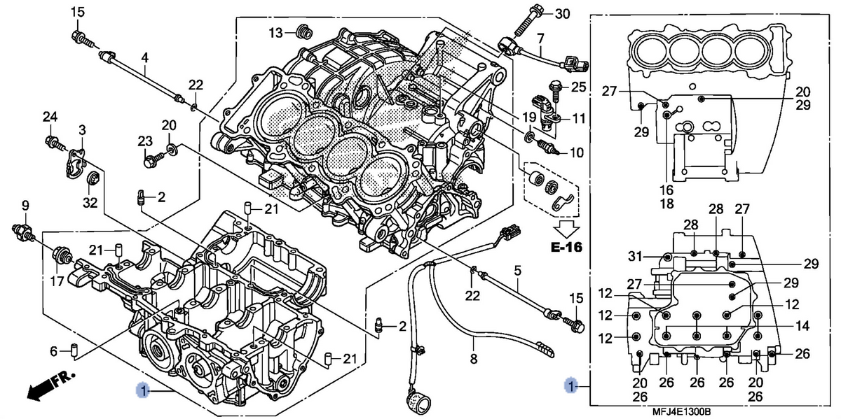 Honda OEM part 11000-MFJ-315