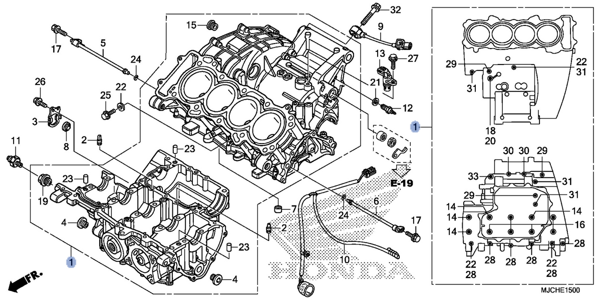Honda OEM part 11000-MFJ-D01