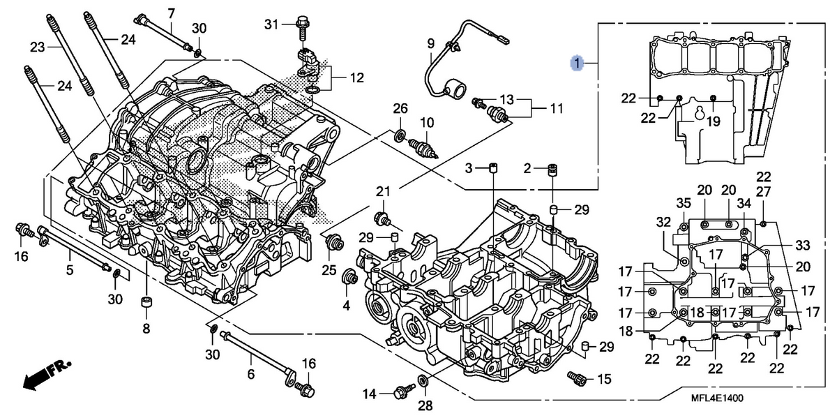 Honda OEM part 11000-MFL-000