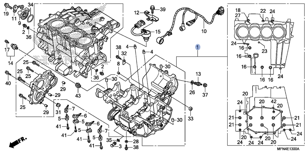 Honda OEM part 11000-MFN-L60