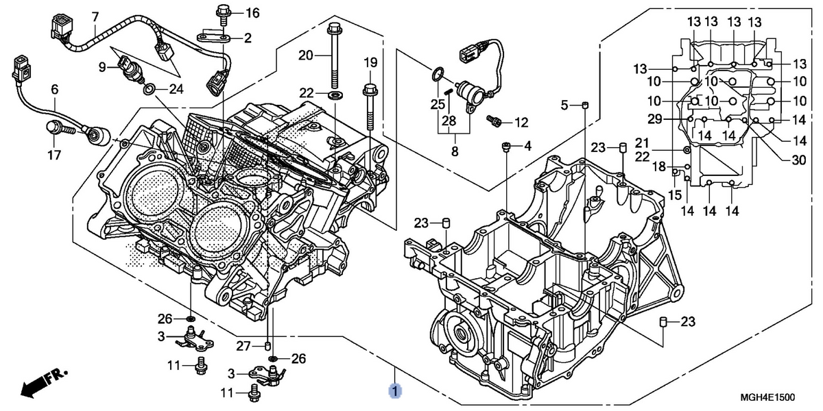 Honda OEM part 11000-MGH-640