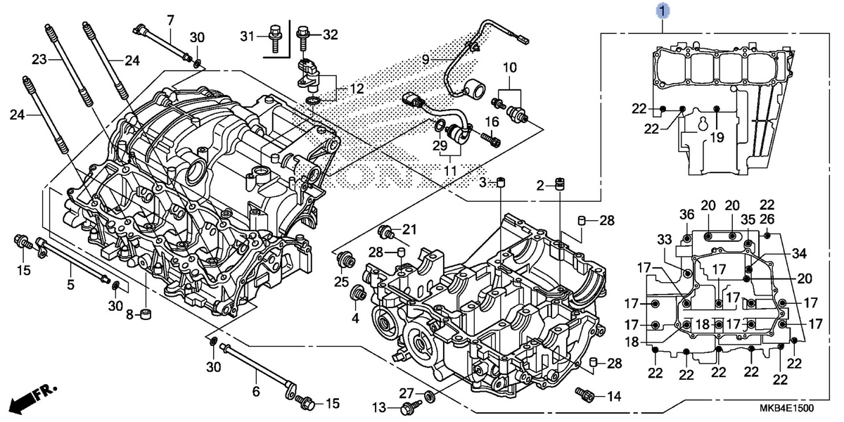 Honda OEM part 11000-MGP-000