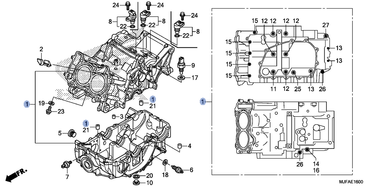 Honda OEM part 11000-MGS-D40
