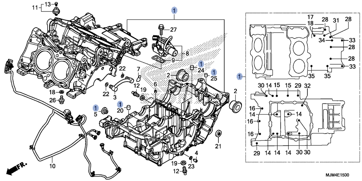 Honda OEM part 11000-MJM-D00