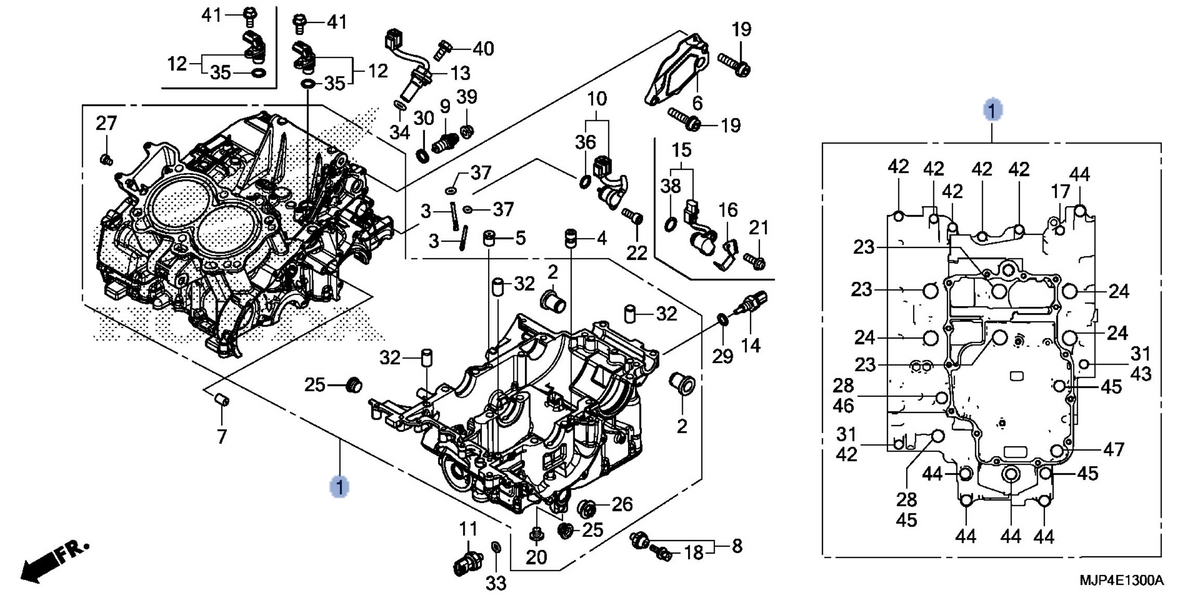 Honda OEM part 11000-MJP-DA0