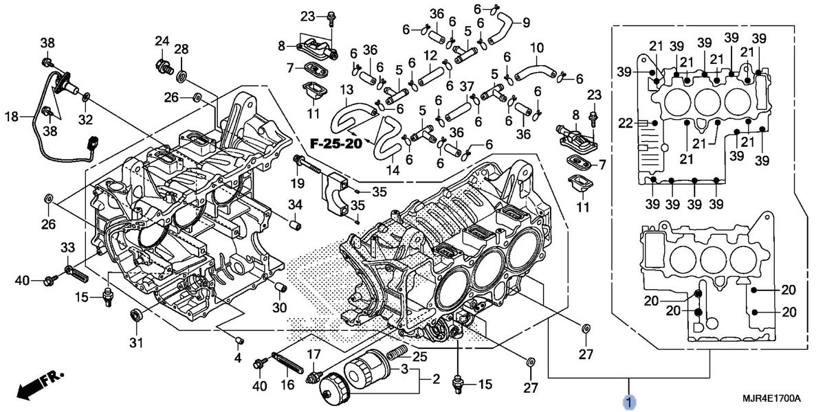 Honda OEM part 11000-MJR-670