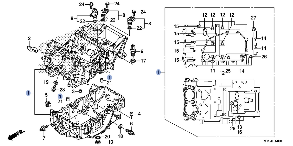 Honda OEM part 11000-MJS-A20