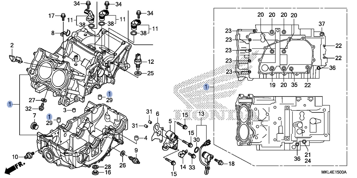Honda OEM part 11000-MKA-D30