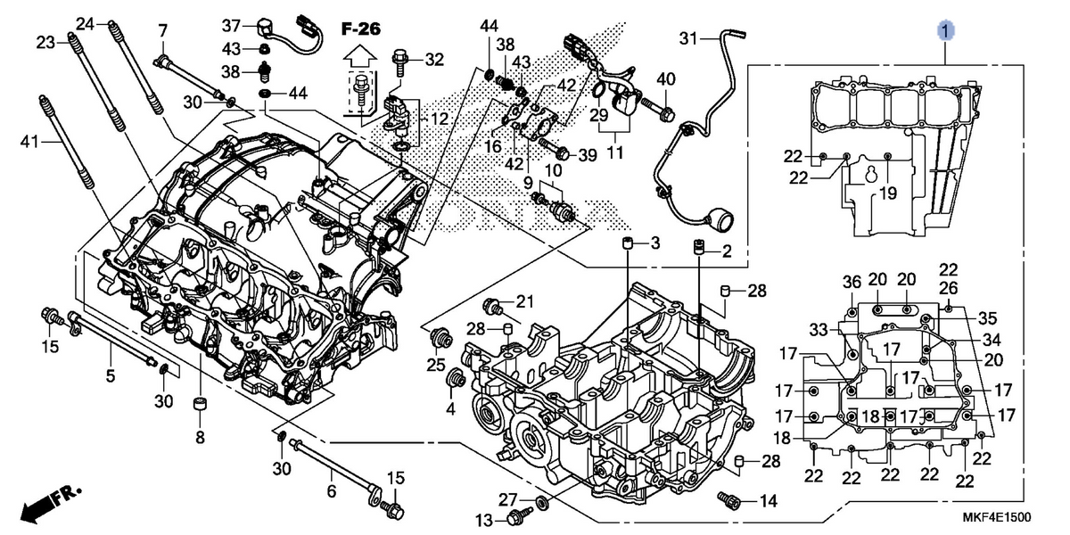 Honda OEM part 11000-MKF-D40