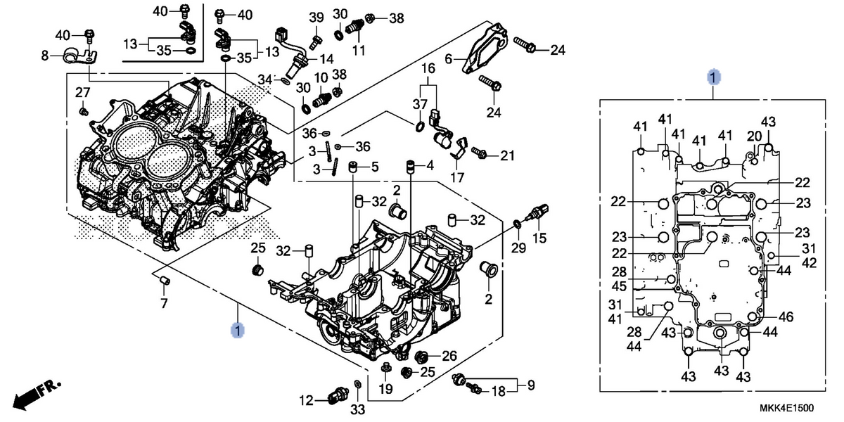 Honda OEM part 11000-MKK-D01