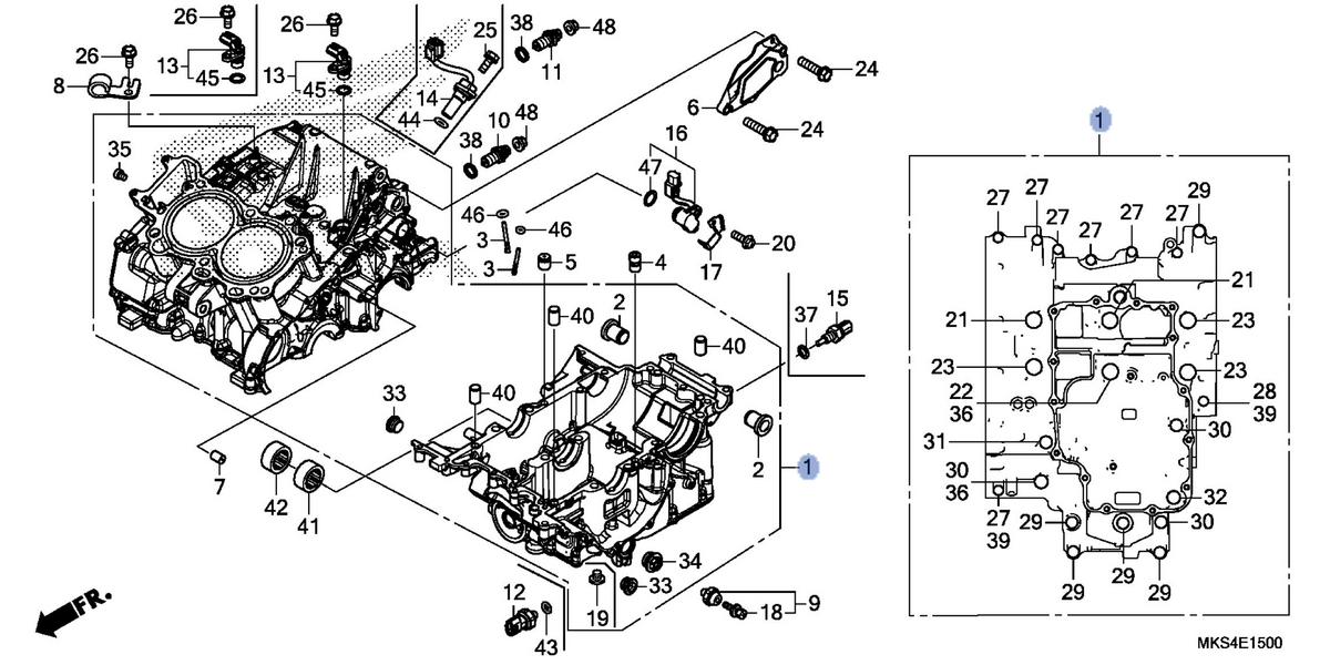 Honda OEM part 11000-MKS-E00