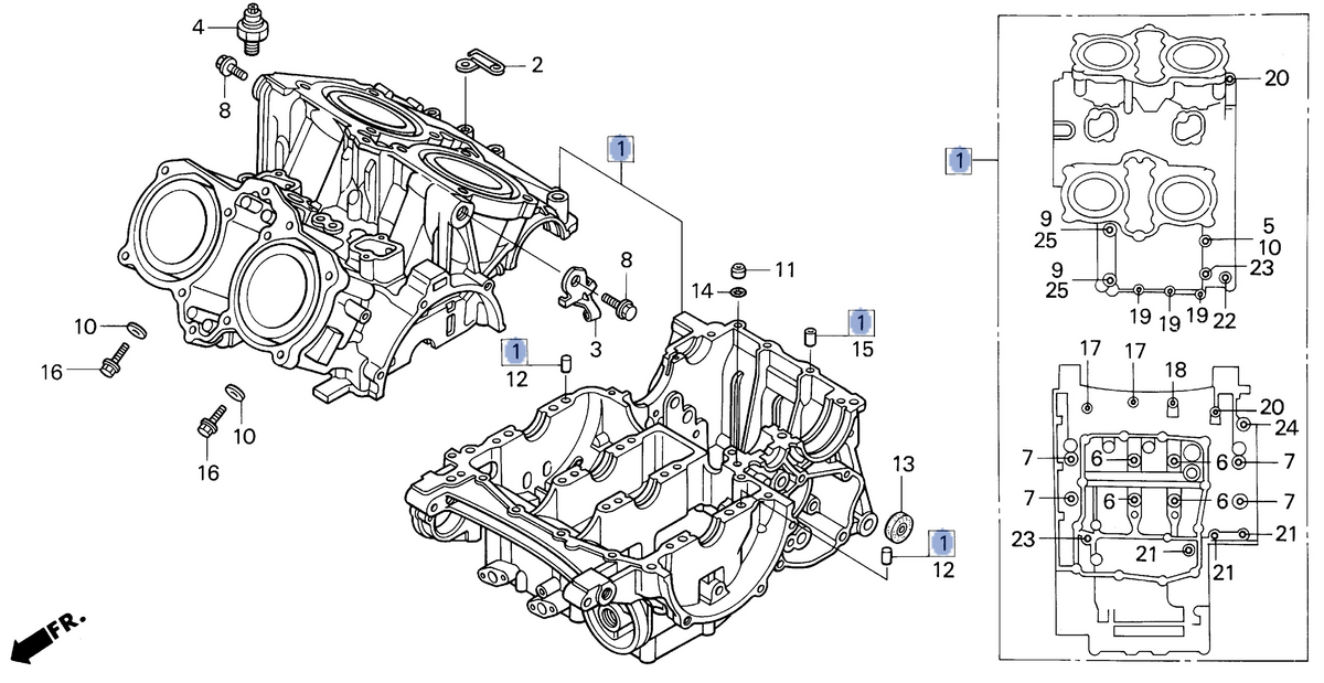 Honda OEM part 11000-MZ5-000