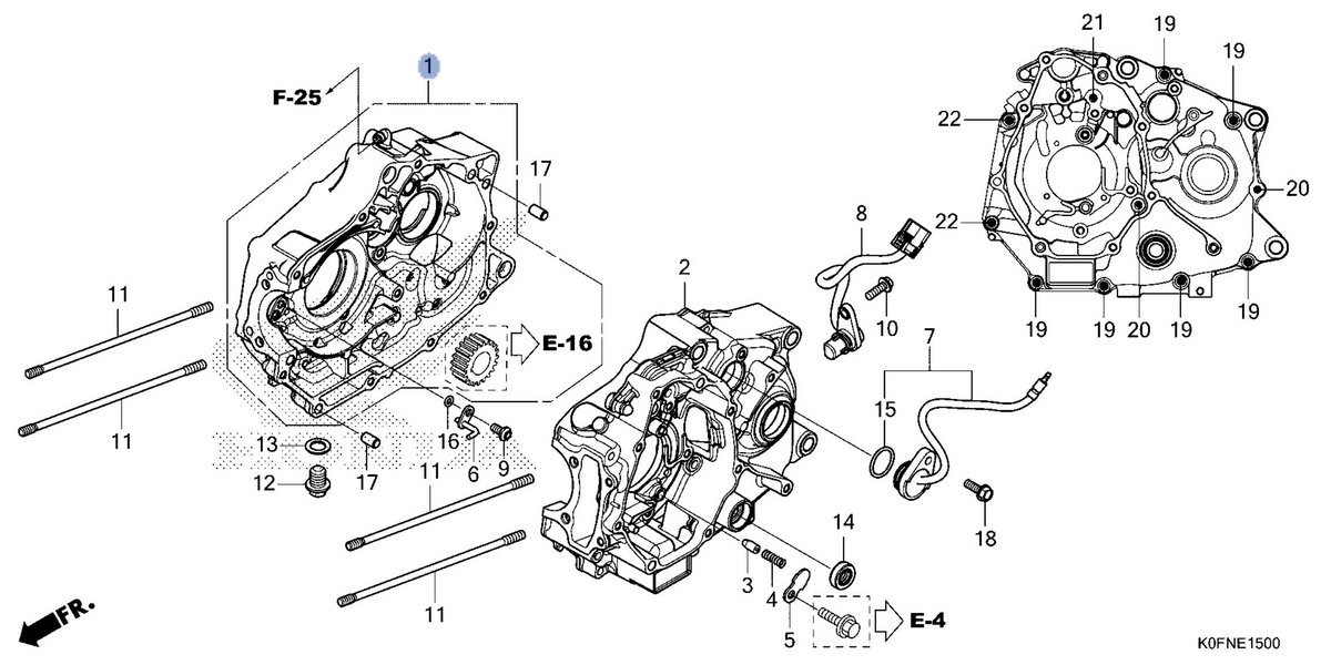 Honda OEM part 11010-K0F-T61