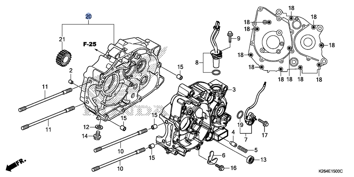 Honda OEM part 11010-K26-900