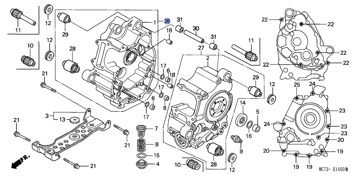 Honda OEM part 11010-MCT-941