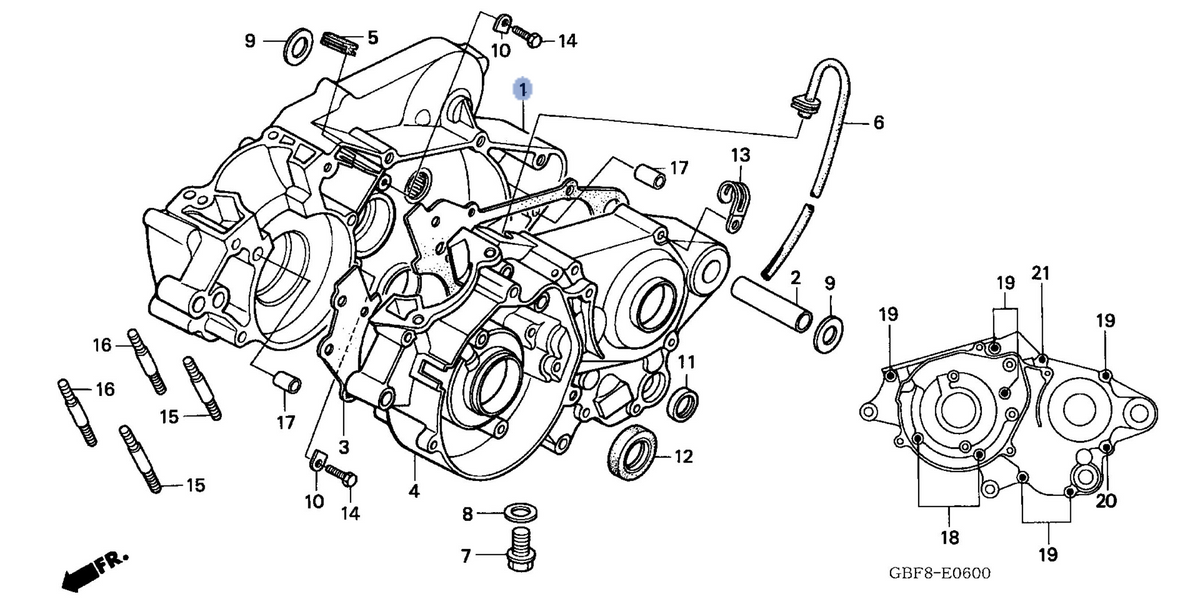Honda OEM part 11100-GBF-B40