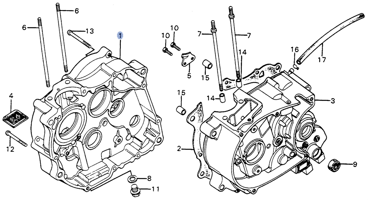 Honda OEM part 11100-GCR-000