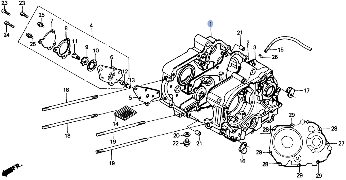 Honda OEM part 11100-GEL-A80